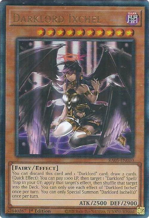 Darklord Ixchel (PUR) RA05-EN010 card from Rarity Collection 5