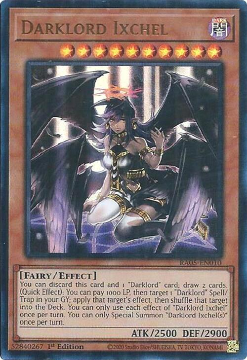 Darklord Ixchel (Ultra Rare) RA05-EN010 card from Rarity Collection 5