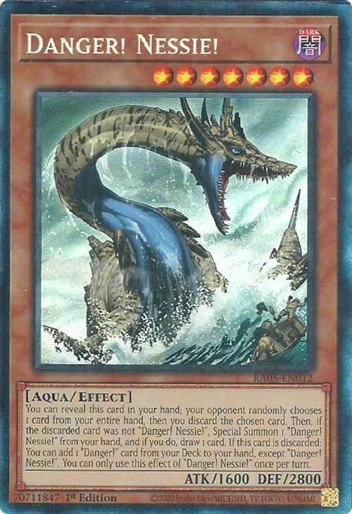 Danger! Nessie! (PCR) RA05-EN012 card from Rarity Collection 5