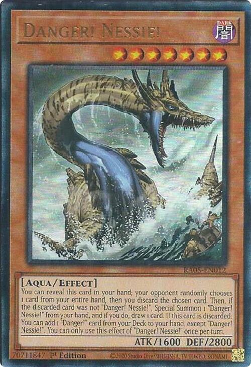 Danger! Nessie! (PUR) RA05-EN012 card from Rarity Collection 5
