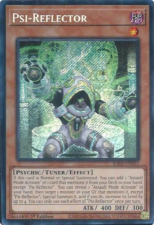 Psi-Reflector (Secret Rare) RA05-EN013 card from Rarity Collection 5