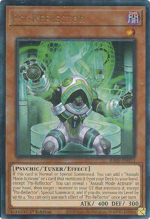 Psi-Reflector (PUR) RA05-EN013 card from Rarity Collection 5