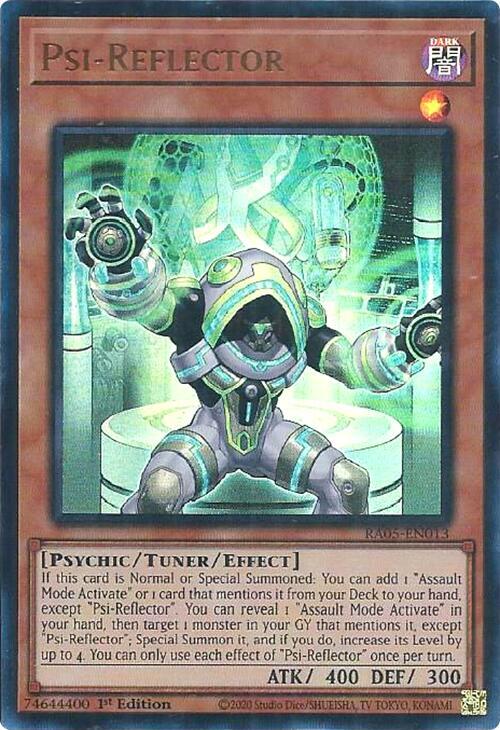 Psi-Reflector (Ultra Rare) RA05-EN013 card from Rarity Collection 5