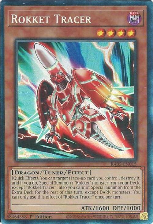 Rokket Tracer (PCR) RA05-EN015 card from Rarity Collection 5