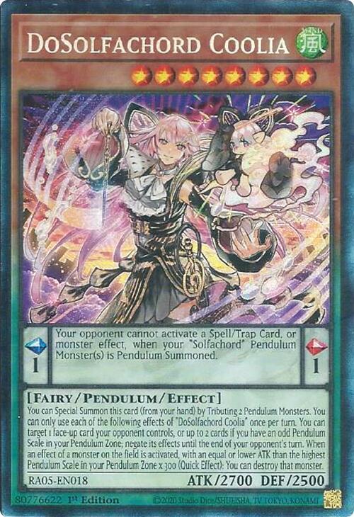 DoSolfachord Coolia (PCR) RA05-EN018 card from Rarity Collection 5