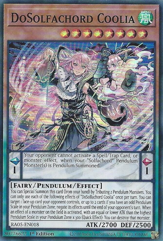 DoSolfachord Coolia RA05-EN018 card from Rarity Collection 5