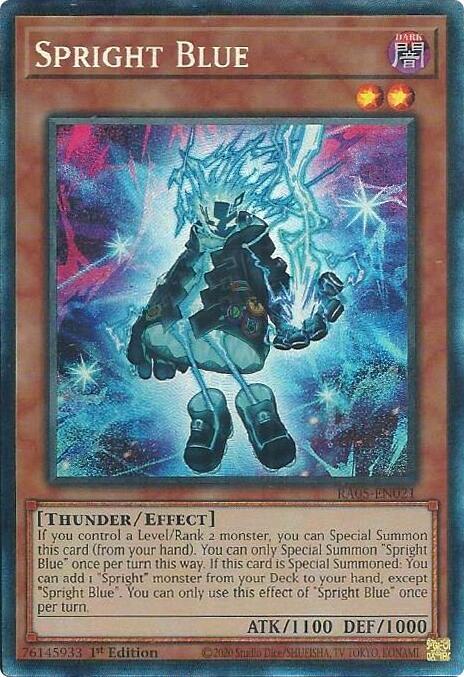 Spright Blue (PCR) RA05-EN021 card from Rarity Collection 5