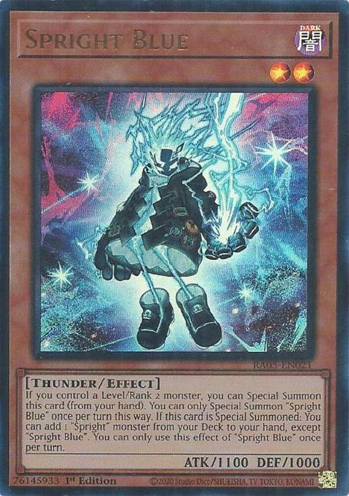 Spright Blue (Ultra Rare) RA05-EN021 card from Rarity Collection 5