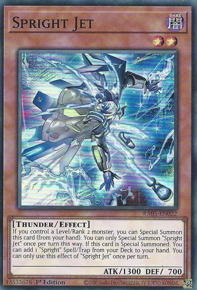 Spright Jet RA05-EN022 card from Rarity Collection 5