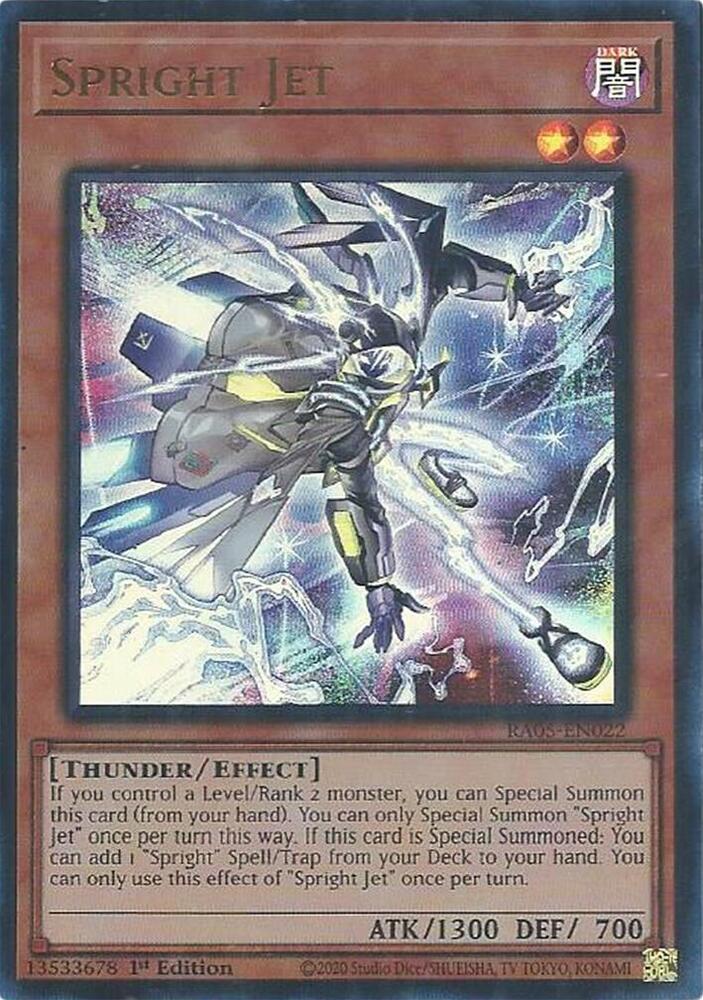 Spright Jet (Ultra Rare) RA05-EN022 card from Rarity Collection 5