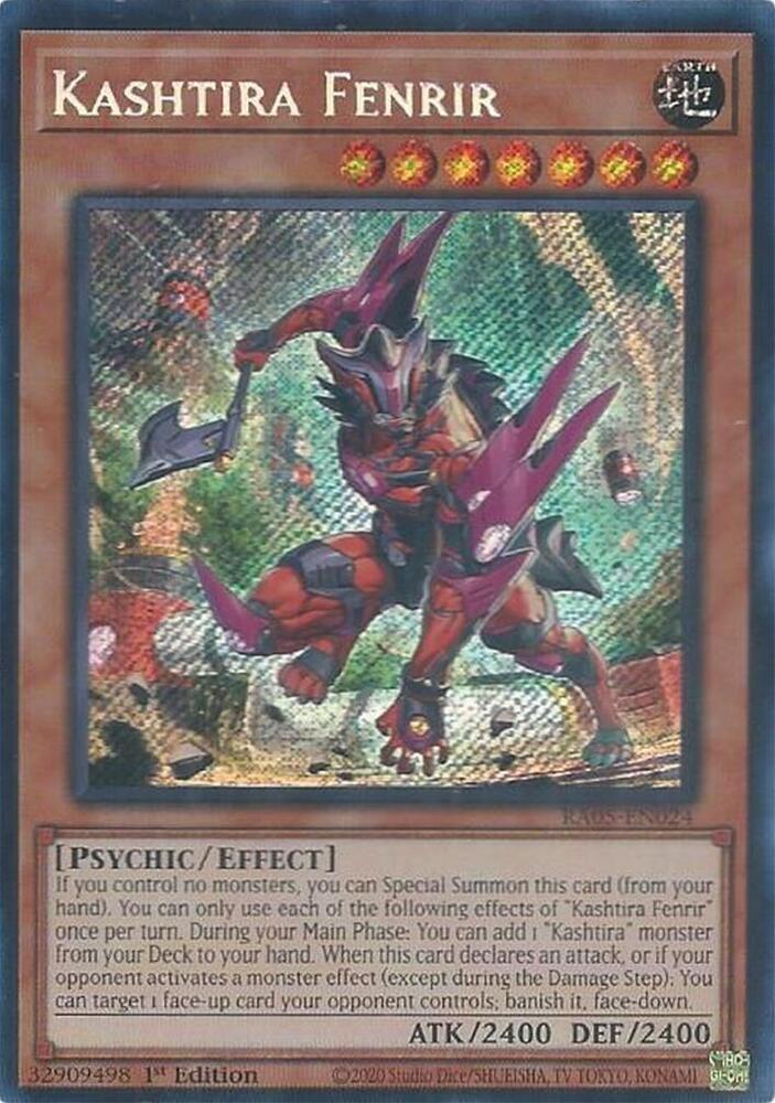Kashtira Fenrir (Secret Rare) RA05-EN024 card from Rarity Collection 5