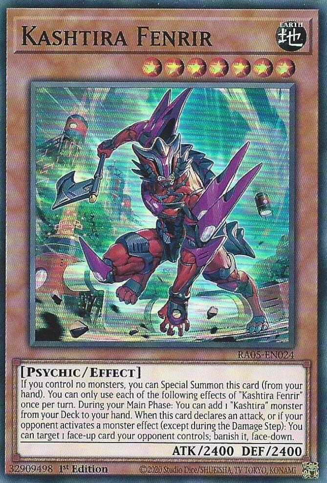 Kashtira Fenrir RA05-EN024 card from Rarity Collection 5