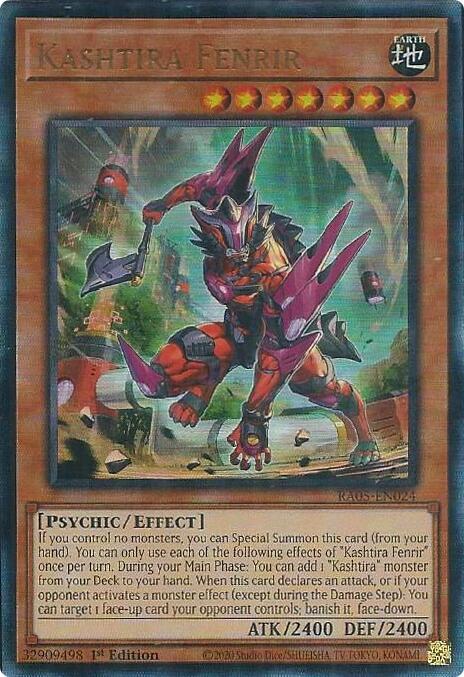Kashtira Fenrir (PUR) RA05-EN024 card from Rarity Collection 5