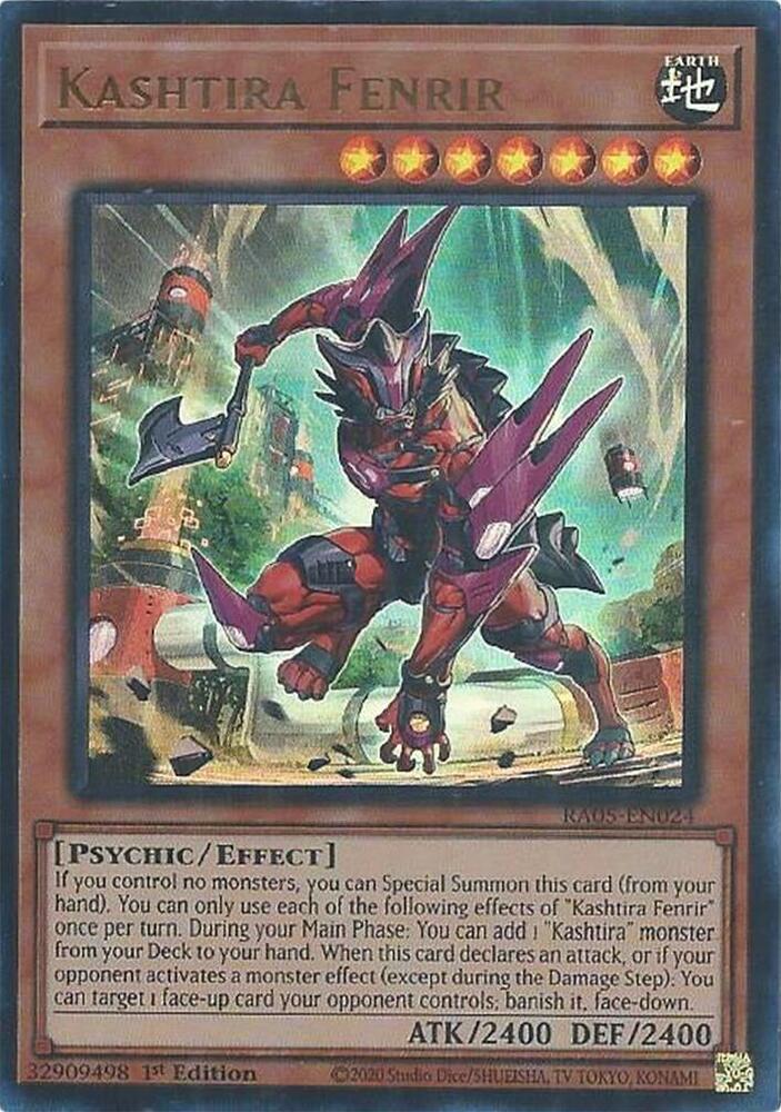 Kashtira Fenrir (Ultra Rare) RA05-EN024 card from Rarity Collection 5