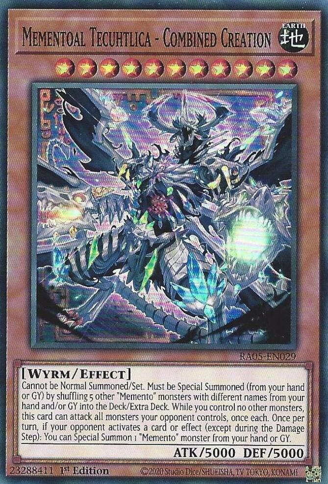 Mementoal Tecuhtlica - Combined Creation RA05-EN029 card from Rarity Collection 5