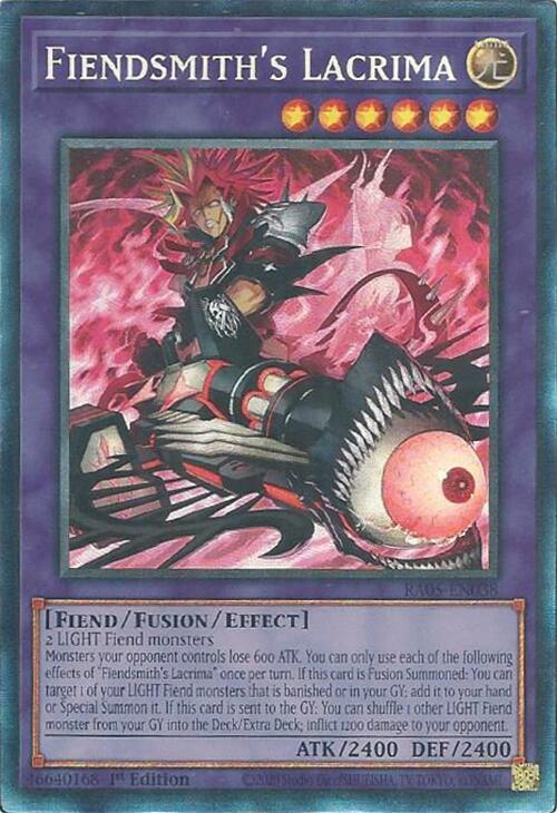 Fiendsmith's Lacrima (PCR) RA05-EN038 card from Rarity Collection 5