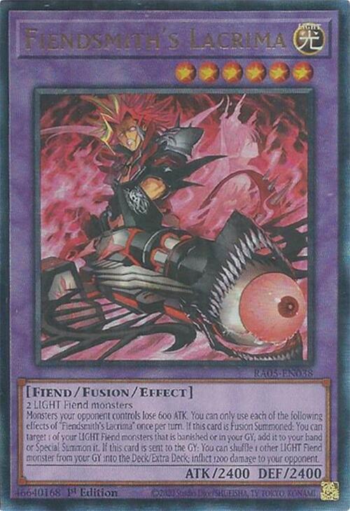 Fiendsmith's Lacrima (PUR) RA05-EN038 card from Rarity Collection 5
