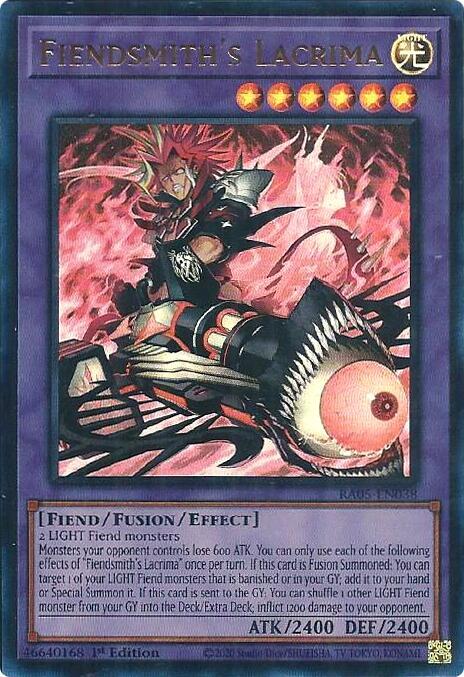 Fiendsmith's Lacrima (Ultra Rare) RA05-EN038 card from Rarity Collection 5