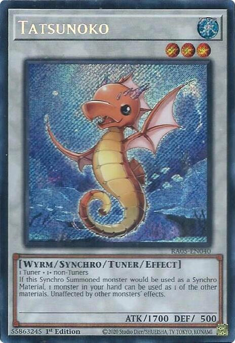 Tatsunoko (Secret Rare) RA05-EN040 card from Rarity Collection 5