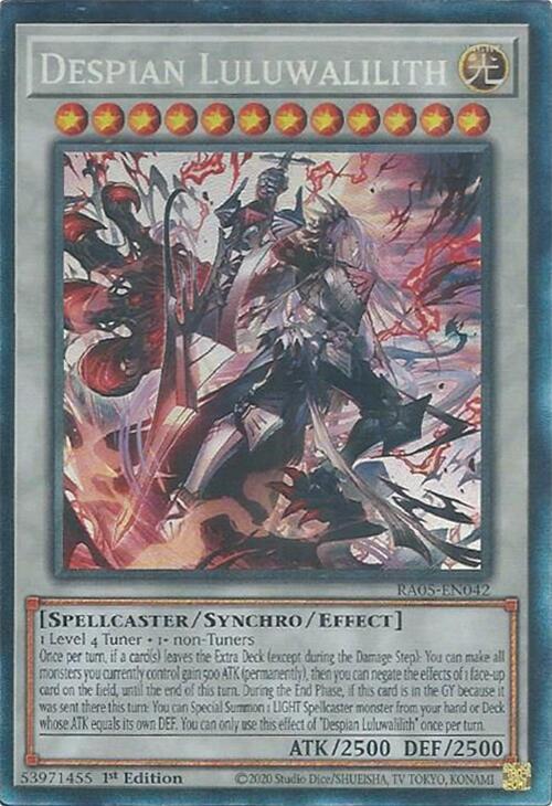Despian Luluwalilith (PCR) RA05-EN042 card from Rarity Collection 5