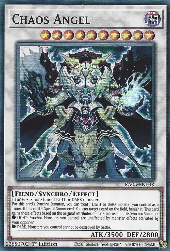 Chaos Angel RA05-EN043 card from Rarity Collection 5