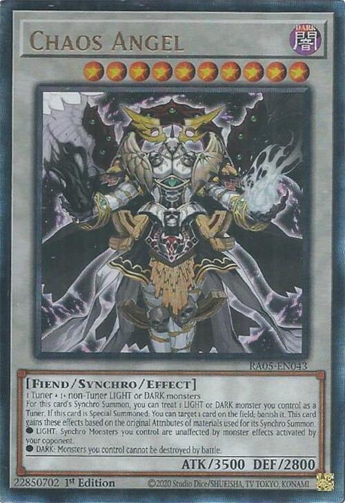 Chaos Angel (PUR) RA05-EN043 card from Rarity Collection 5