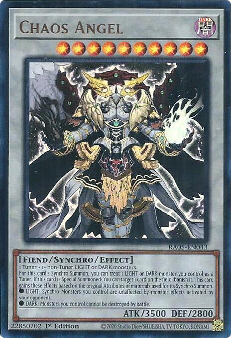 Chaos Angel (Ultra Rare) RA05-EN043 card from Rarity Collection 5