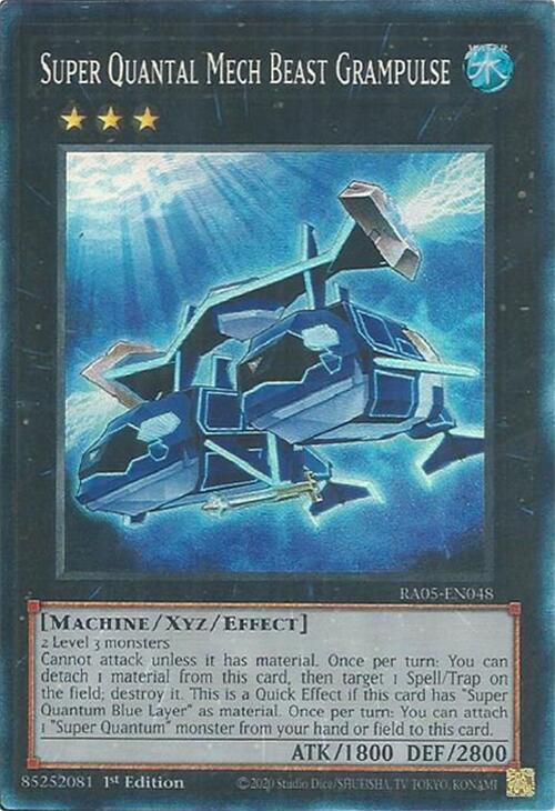 Super Quantal Mech Beast Grampulse (PCR) RA05-EN048 card from Rarity Collection 5