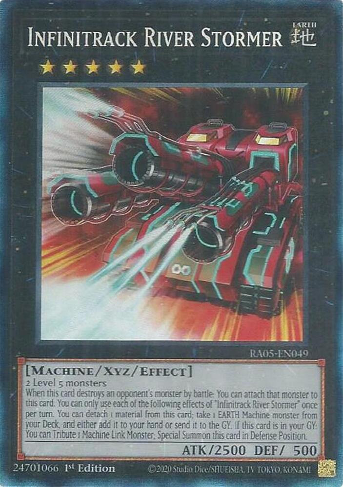 Infinitrack River Stormer (PCR) RA05-EN049 card from Rarity Collection 5