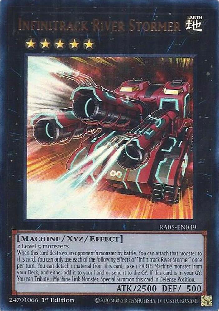 Infinitrack River Stormer (Ultra Rare) RA05-EN049 card from Rarity Collection 5