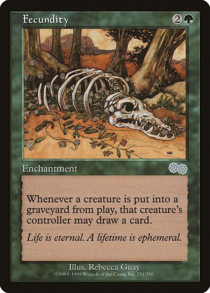 Fecundity 251 card from Urza's Saga