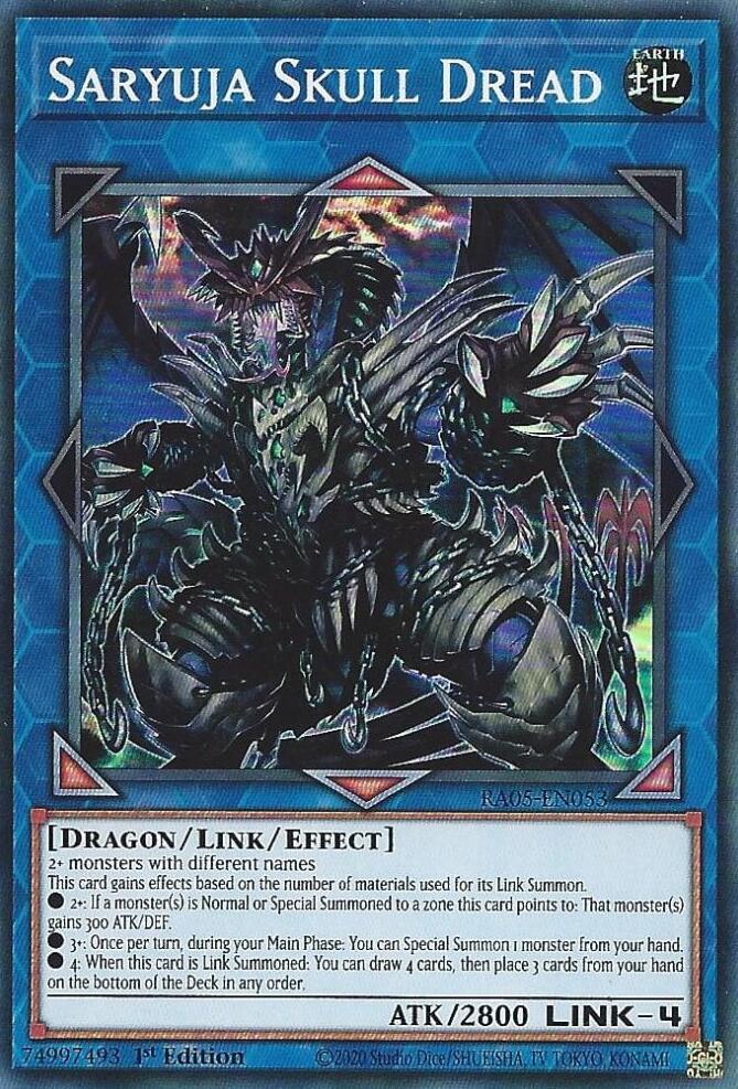 Saryuja Skull Dread RA05-EN053 card from Rarity Collection 5