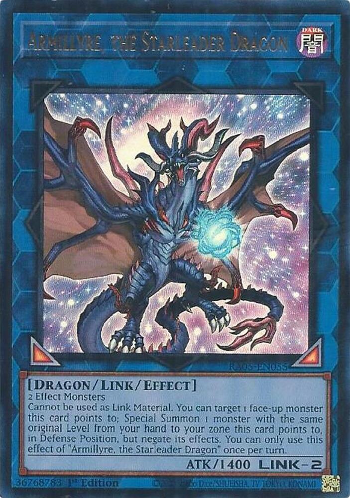 Armillyre, the Starleader Dragon (Ultra Rare) RA05-EN055 card from Rarity Collection 5