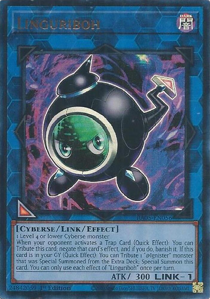 Linguriboh (Ultra Rare) RA05-EN056 card from Rarity Collection 5