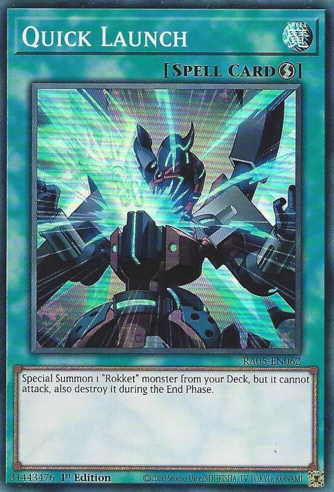 Quick Launch RA05-EN062 card from Rarity Collection 5