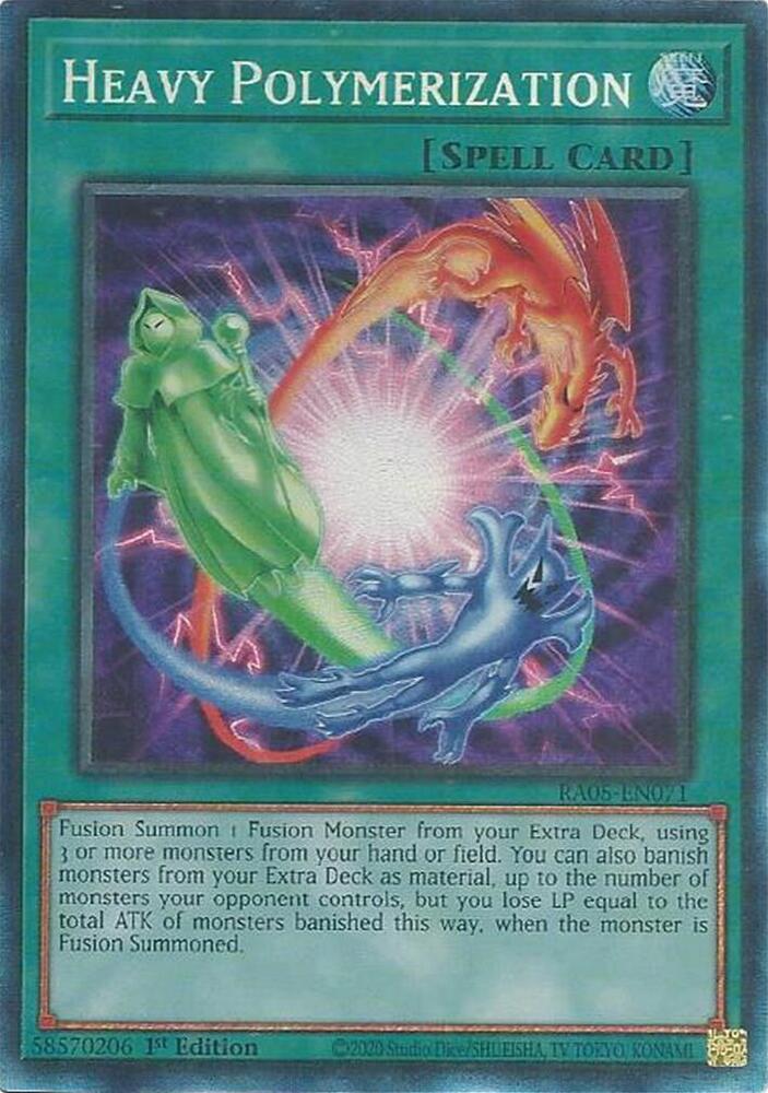 Heavy Polymerization (PCR) RA05-EN071 card from Rarity Collection 5