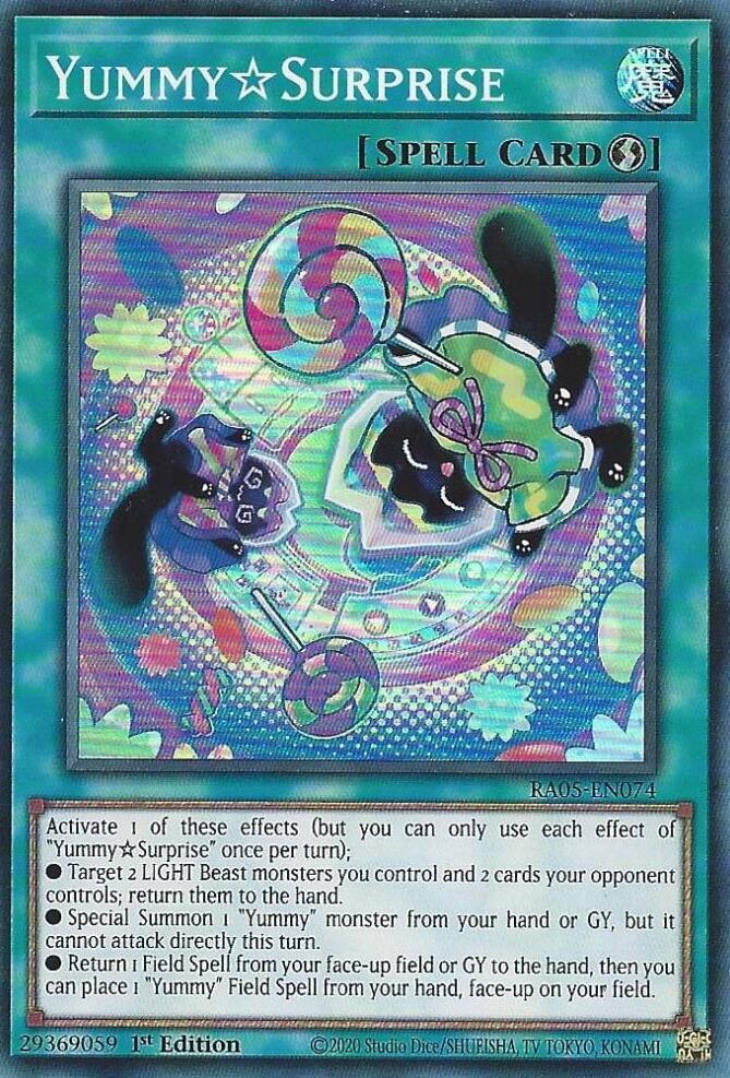 YummySurprise RA05-EN074 card from Rarity Collection 5