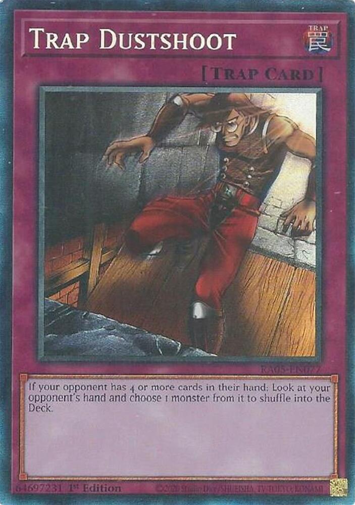 Trap Dustshoot (PCR) RA05-EN077 card from Rarity Collection 5