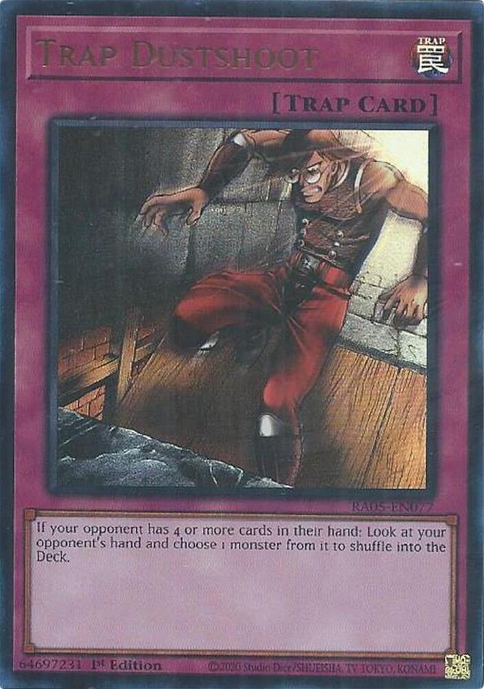 Trap Dustshoot (Ultra Rare) RA05-EN077 card from Rarity Collection 5