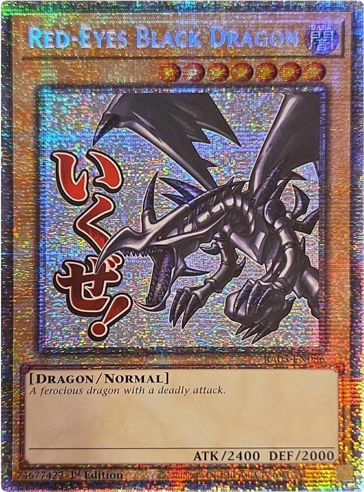 Red-Eyes Black Dragon (Starlight Rare) RA05-EN086 card from Rarity Collection 5