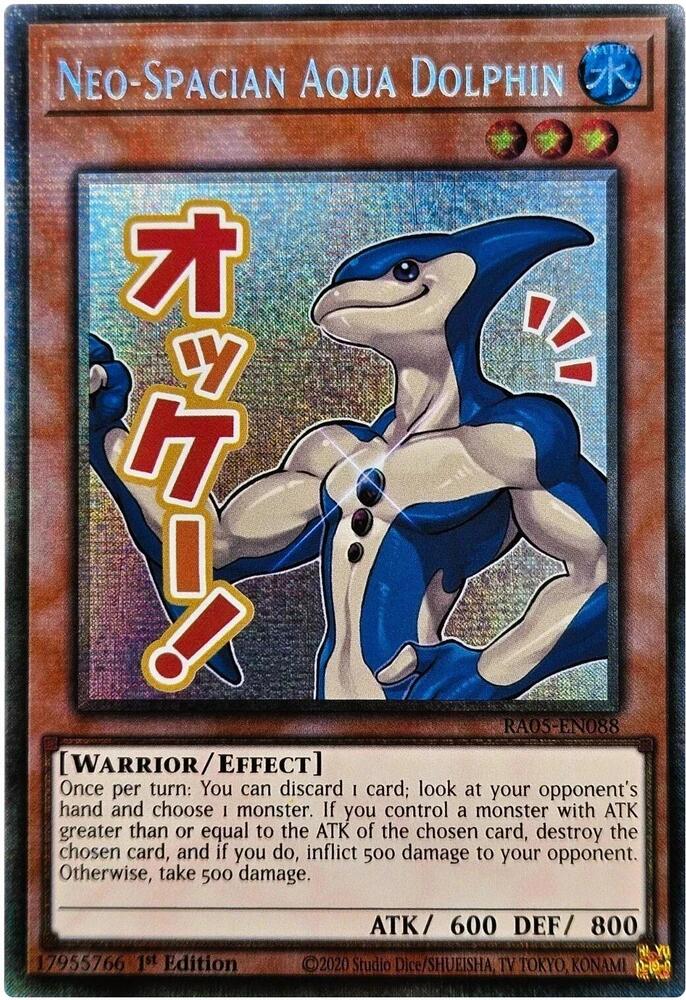 Neo-Spacian Aqua Dolphin (Starlight Rare) RA05-EN088 card from Rarity Collection 5