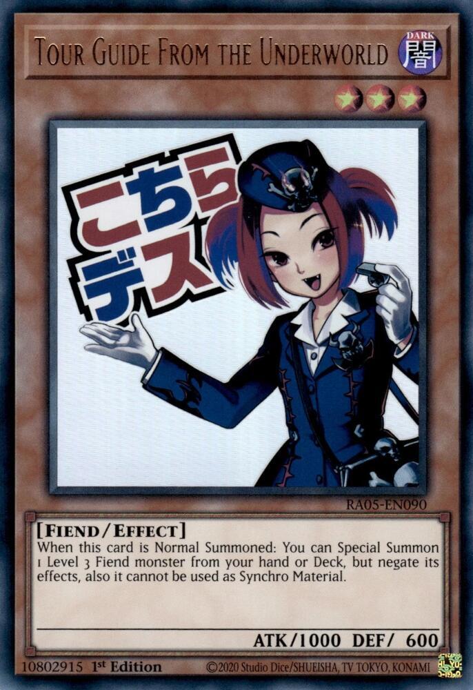 Tour Guide From the Underworld RA05-EN090 card from Rarity Collection 5
