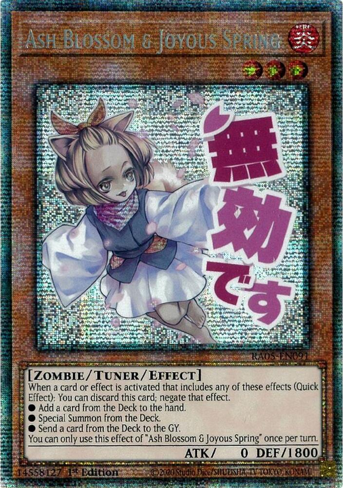 Ash Blossom & Joyous Spring (Starlight Rare) RA05-EN091 card from Rarity Collection 5