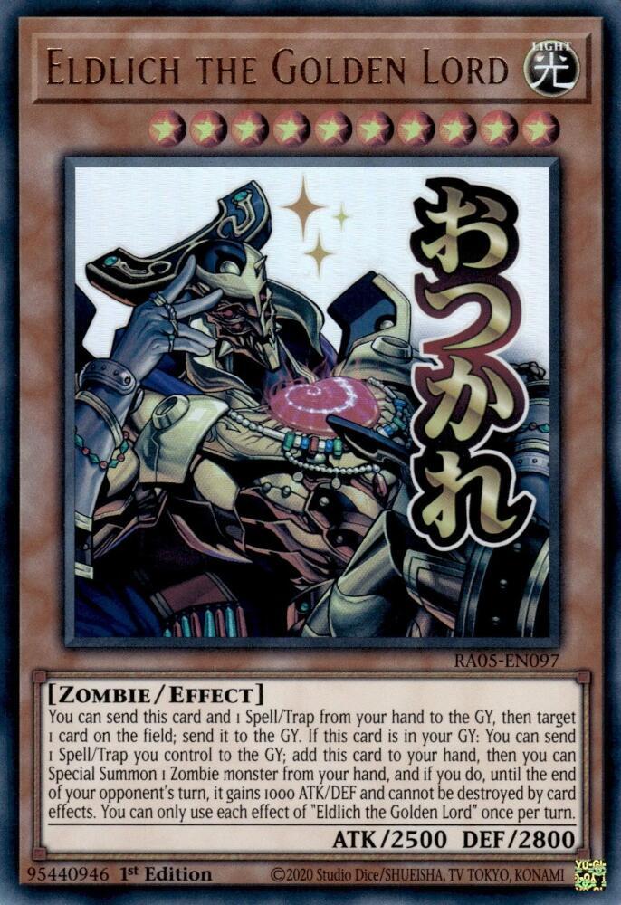 Eldlich the Golden Lord RA05-EN097 card from Rarity Collection 5