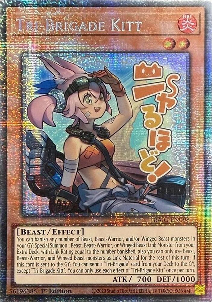 Tri-Brigade Kitt (Starlight Rare) RA05-EN098 card from Rarity Collection 5