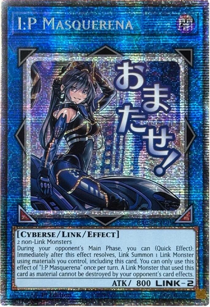 I:P Masquerena (Starlight Rare) RA05-EN105 card from Rarity Collection 5