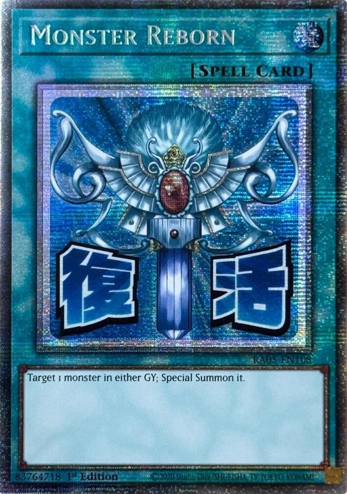 Monster Reborn (Starlight Rare) RA05-EN108 card from Rarity Collection 5