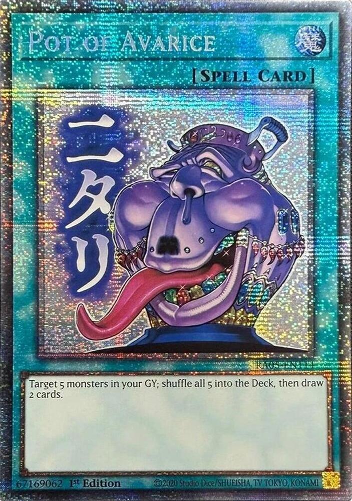 Pot of Avarice (Starlight Rare) RA05-EN114 card from Rarity Collection 5