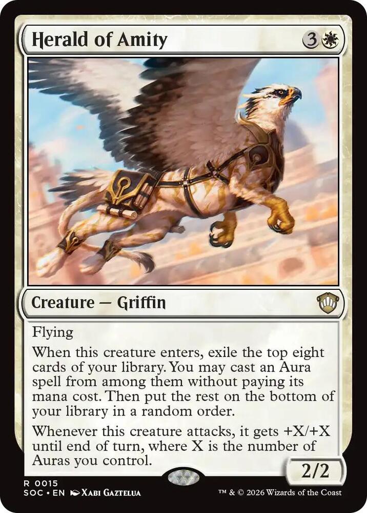 Herald of Amity 15 card from Commander: Secrets of Strixhaven