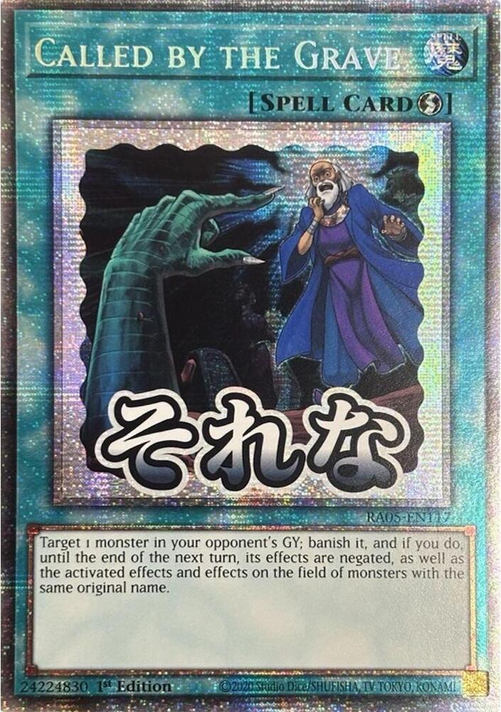Called by the Grave (Starlight Rare) RA05-EN117 card from Rarity Collection 5